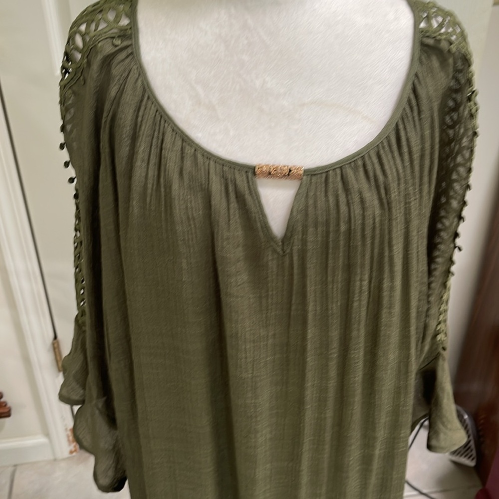 INDIGO ROSE DAY DRESS SIZE 3X - Picture 2 of 9